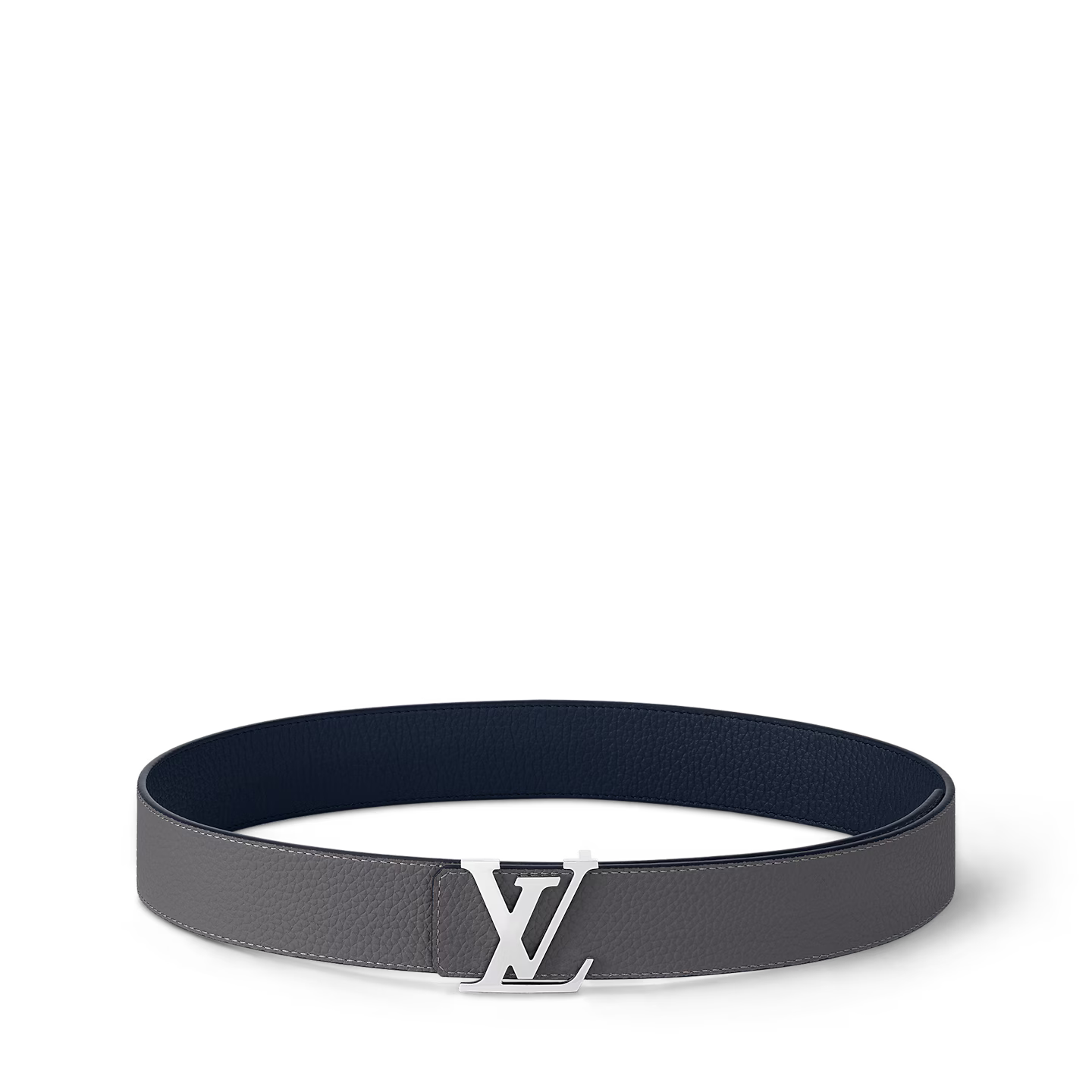 Ceinture Louis Vuitton - Initiales Taurillon 40mm Reversible - Bleu/Gris