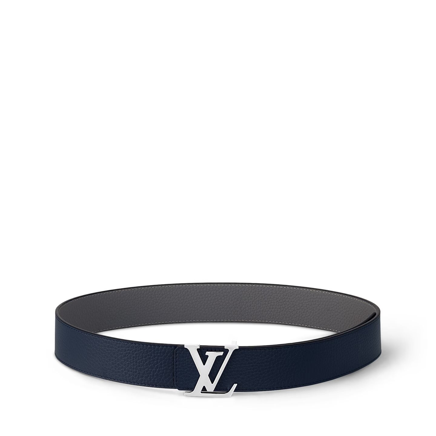 Ceinture Louis Vuitton - Initiales Taurillon 40mm Reversible - Bleu/Gris
