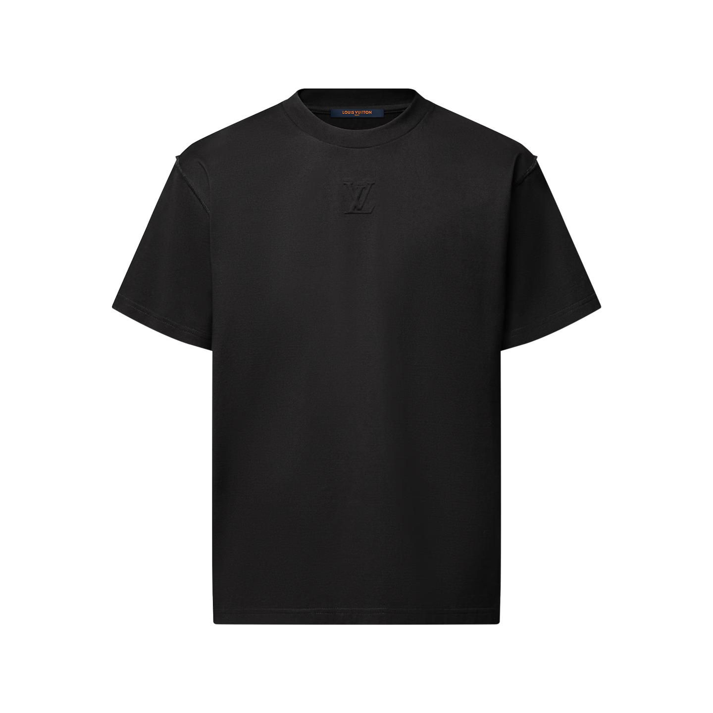 T-Shirt Louis Vuitton - embossé LV - Noir