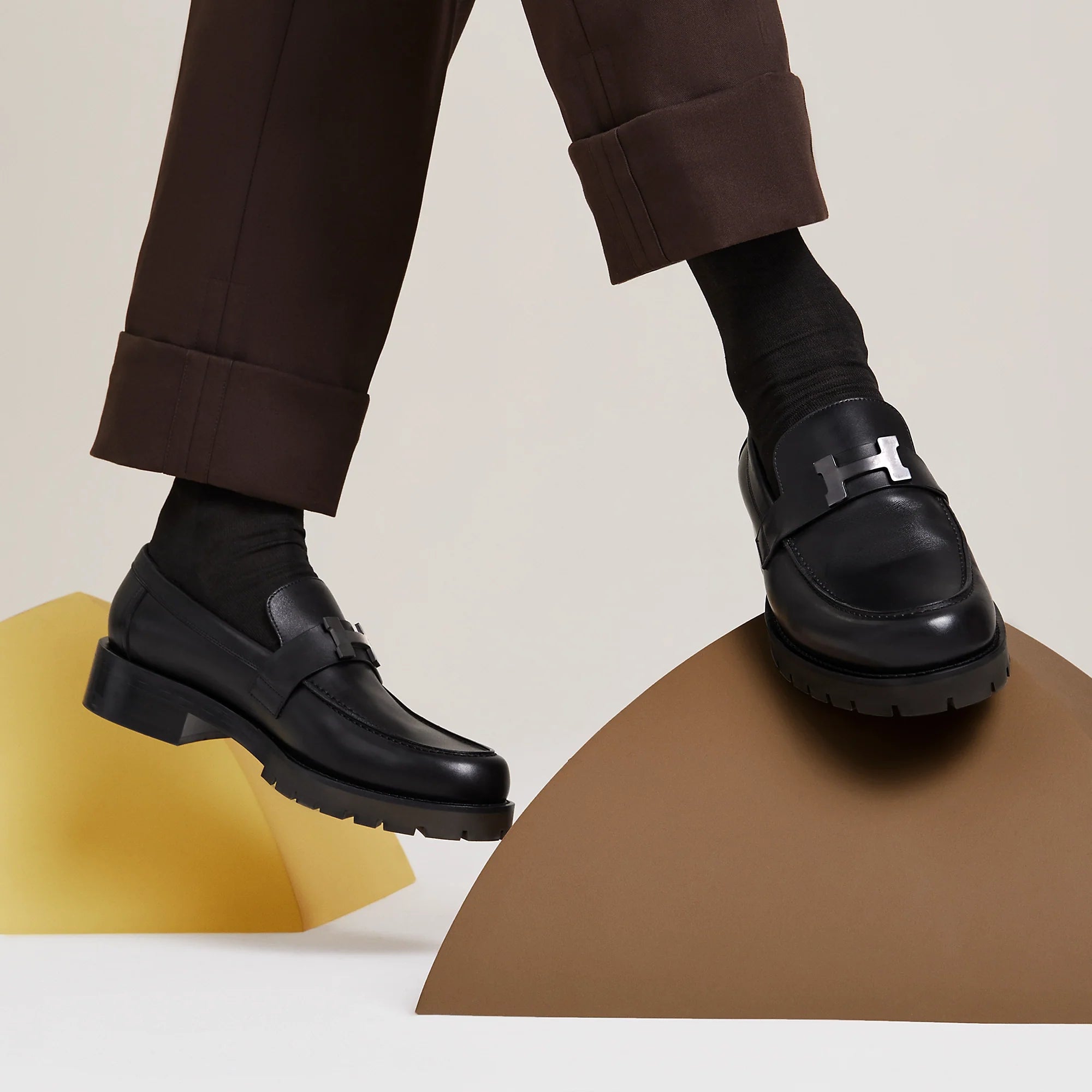 Mocassins Hermes - Grégoire - Noir