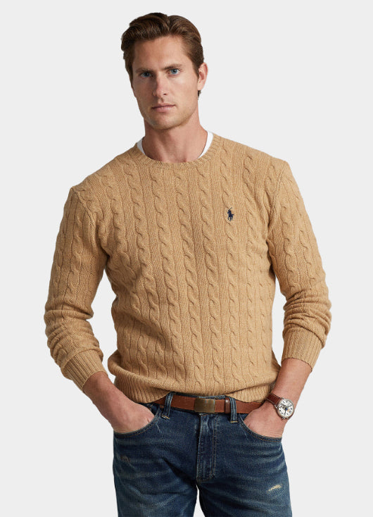 Polo Ralph Lauren - Cable-Knit Wool-Cashmere Sweater