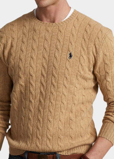 Polo Ralph Lauren - Cable-Knit Wool-Cashmere Sweater