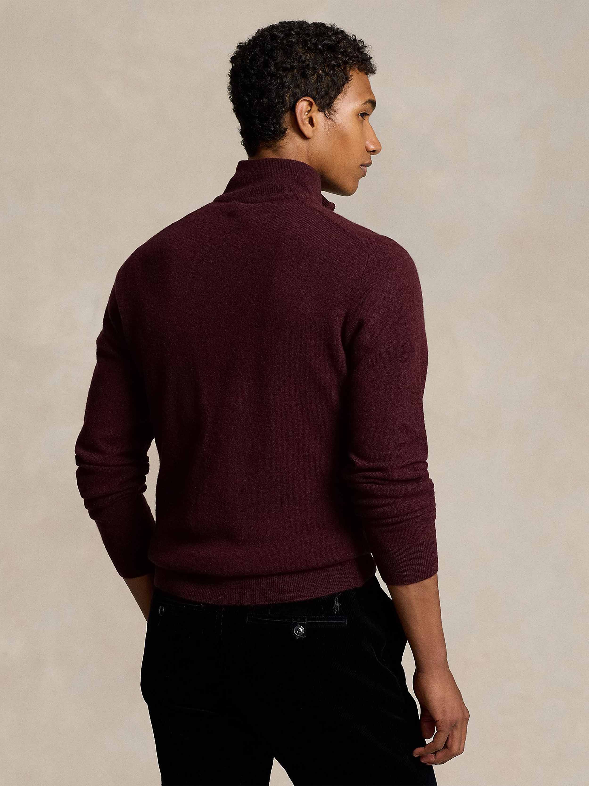 Polo Ralph Lauren - Men's Wool Quarter-Zip Sweater