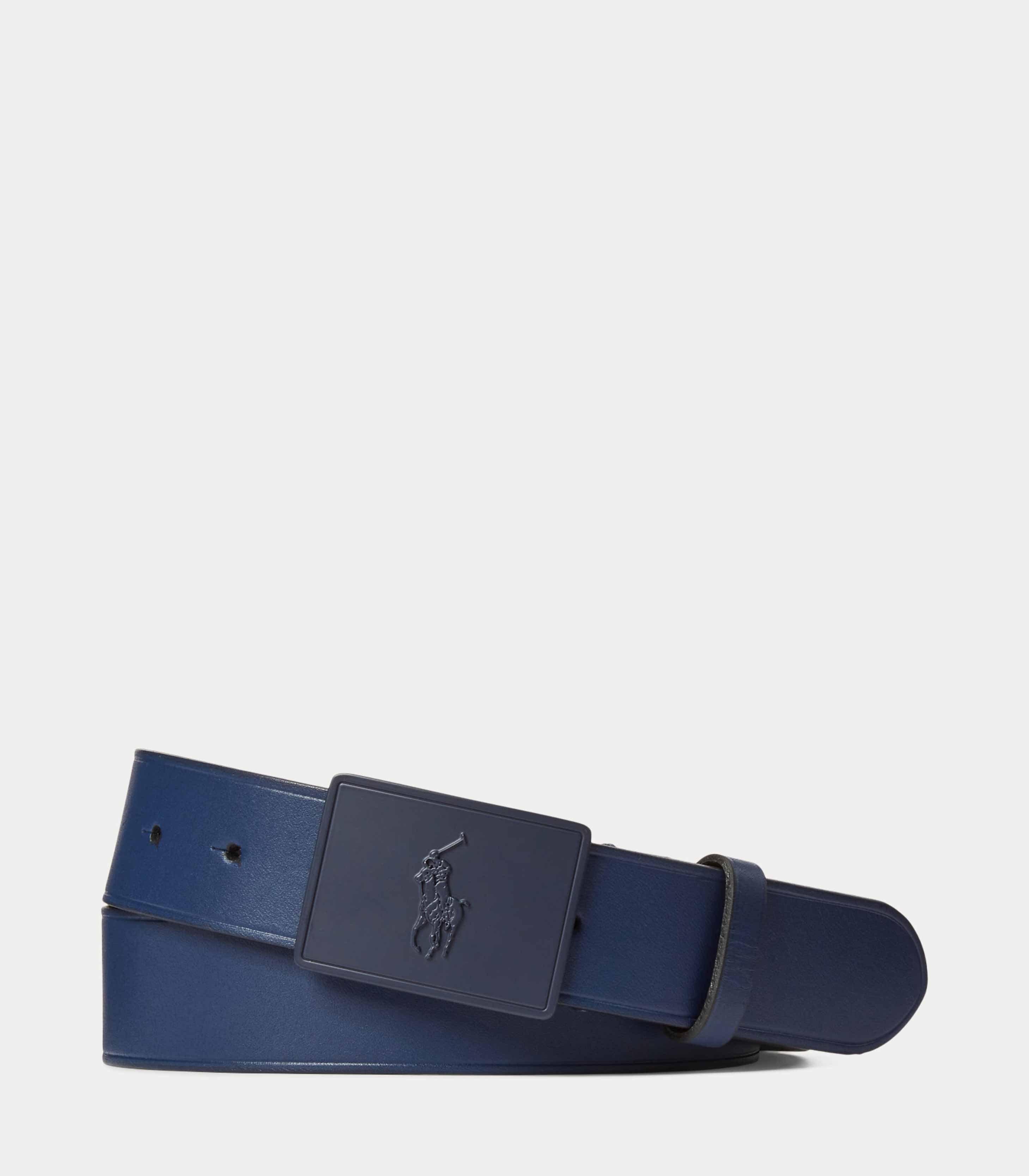Polo Ralph Lauren - Pony Plaque Leather Belt
