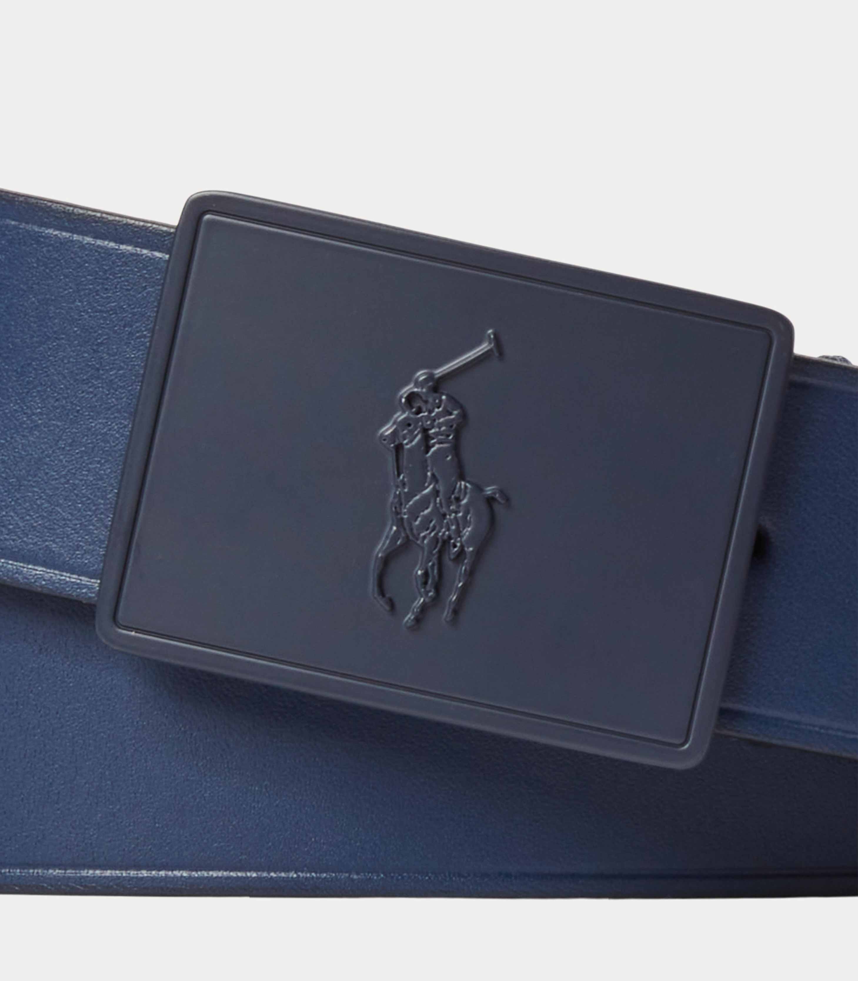 Polo Ralph Lauren - Pony Plaque Leather Belt