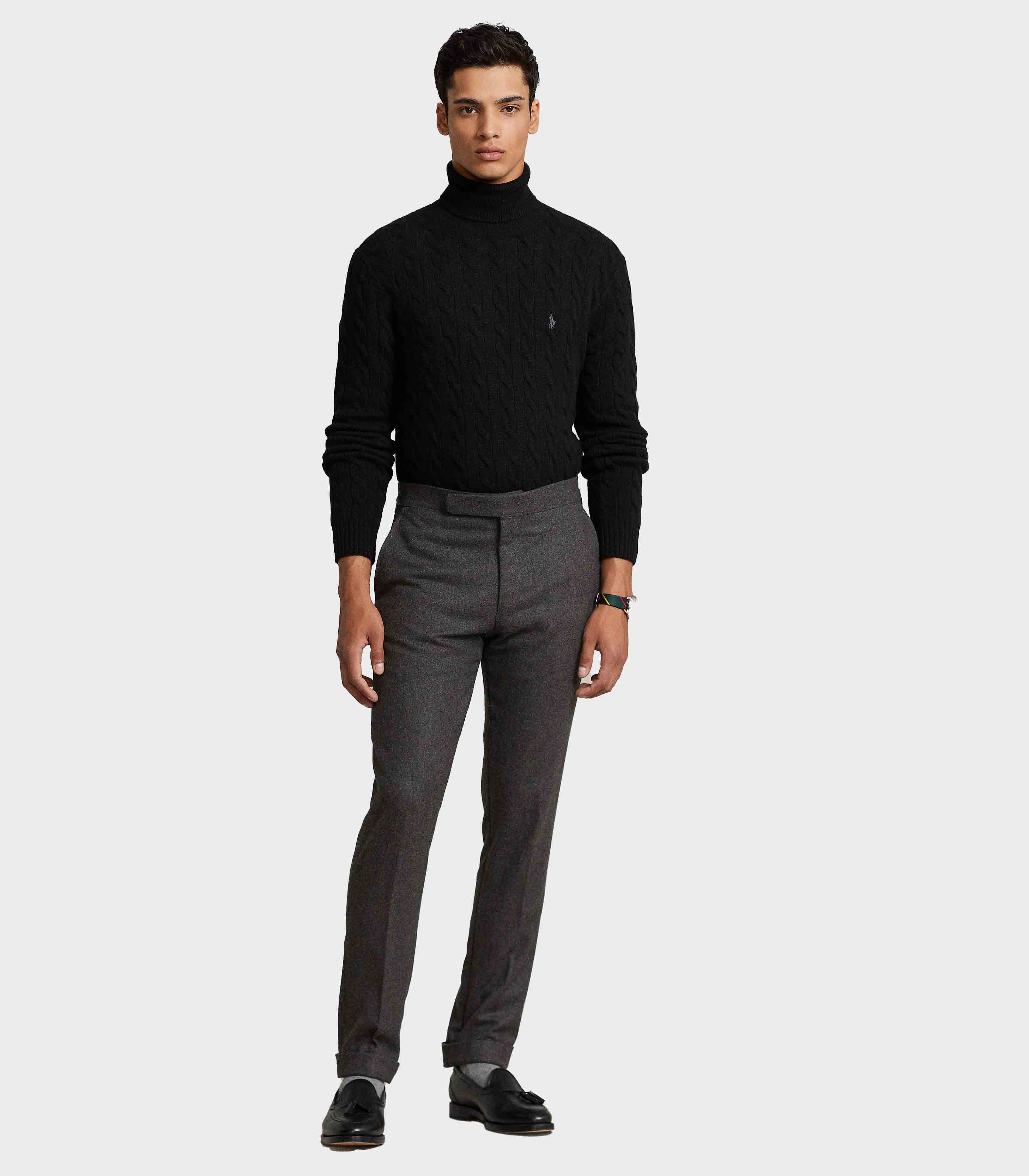 Polo Ralph Lauren - Cable Wool-Cashmere Turtleneck Sweater
