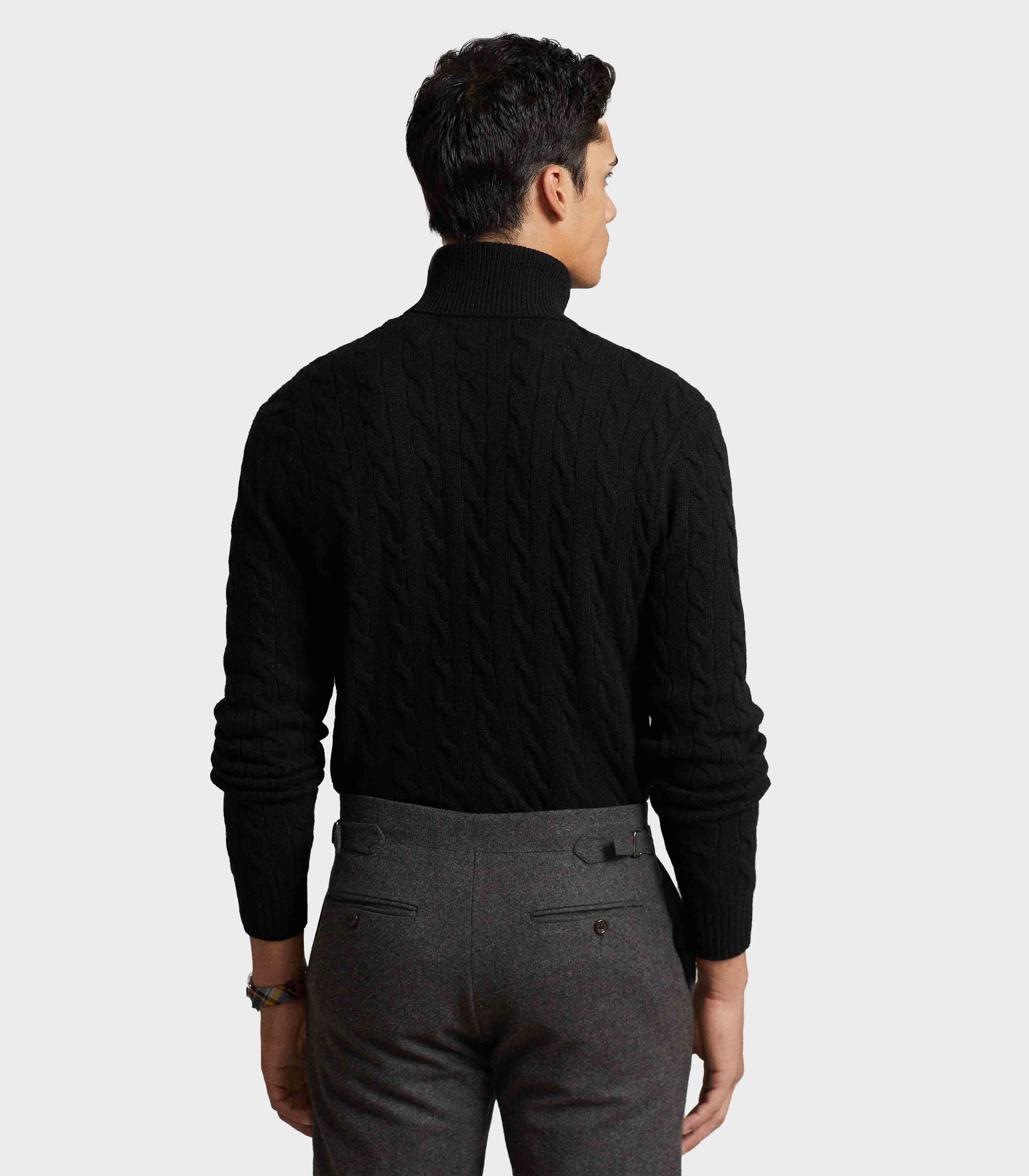 Polo Ralph Lauren - Cable Wool-Cashmere Turtleneck Sweater