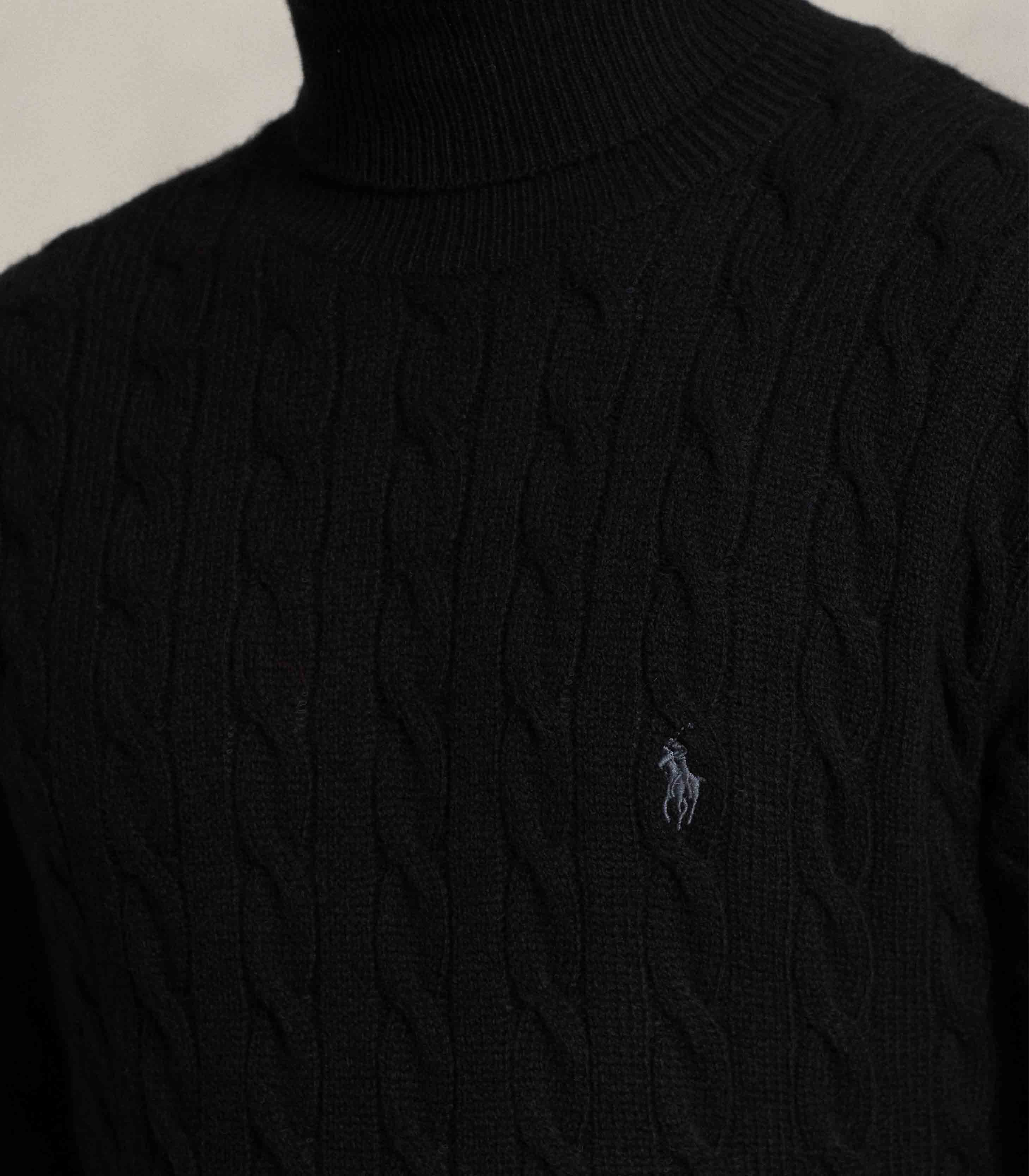 Polo Ralph Lauren - Cable Wool-Cashmere Turtleneck Sweater