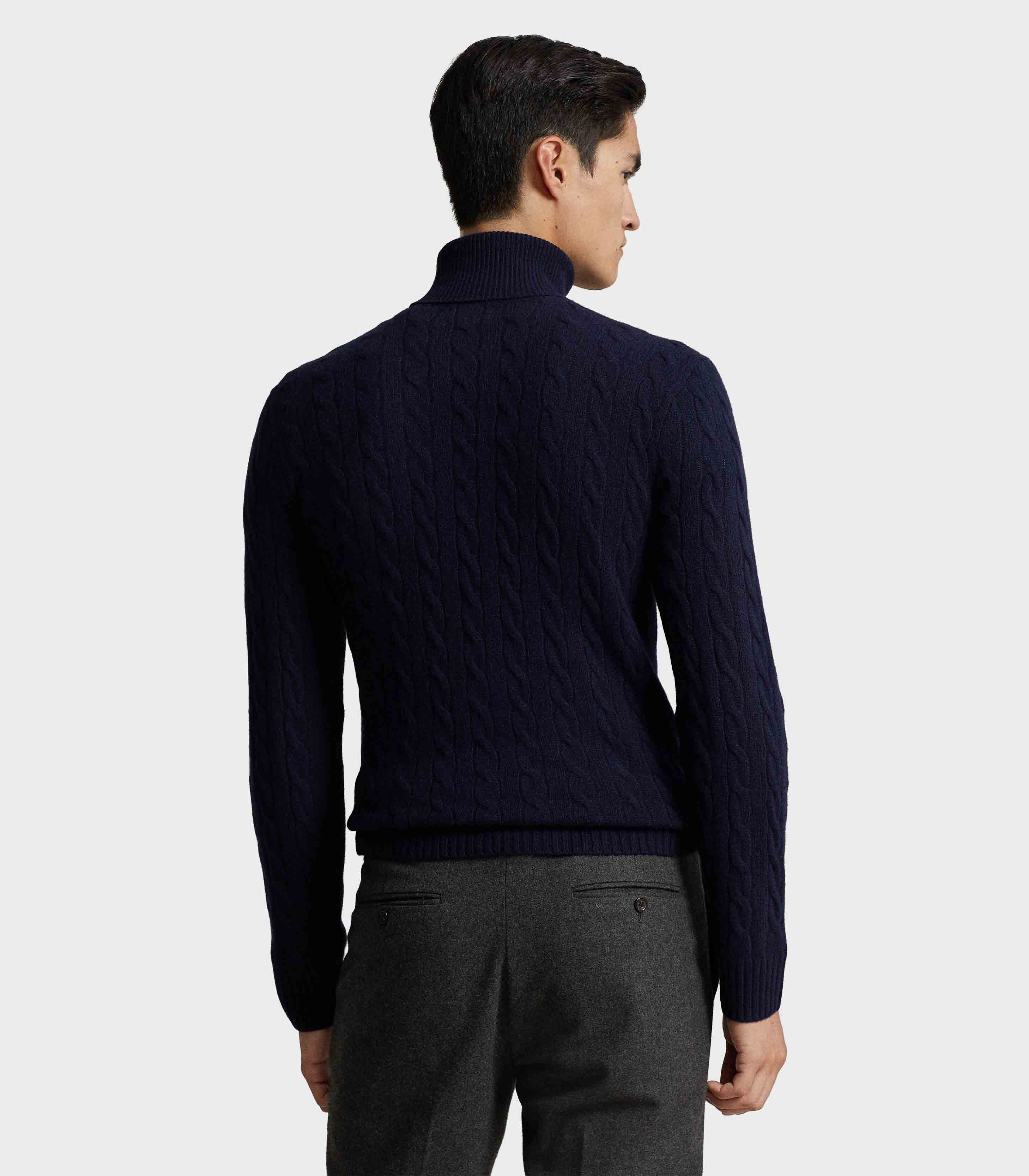 Polo Ralph Lauren - Cable Wool-Cashmere Turtleneck Sweater