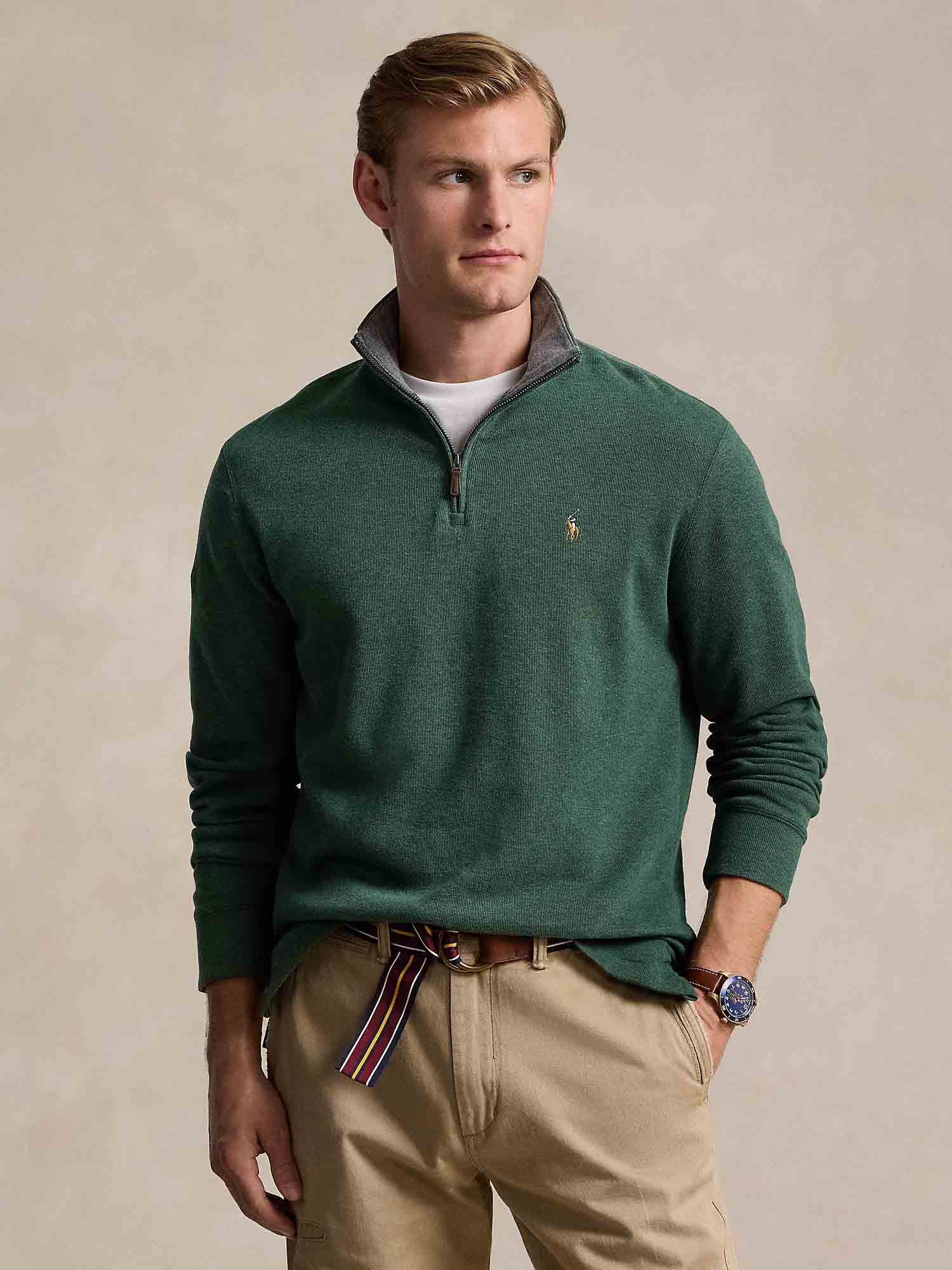 Polo Ralph Lauren - Estate-Rib Quarter-Zip Pullover