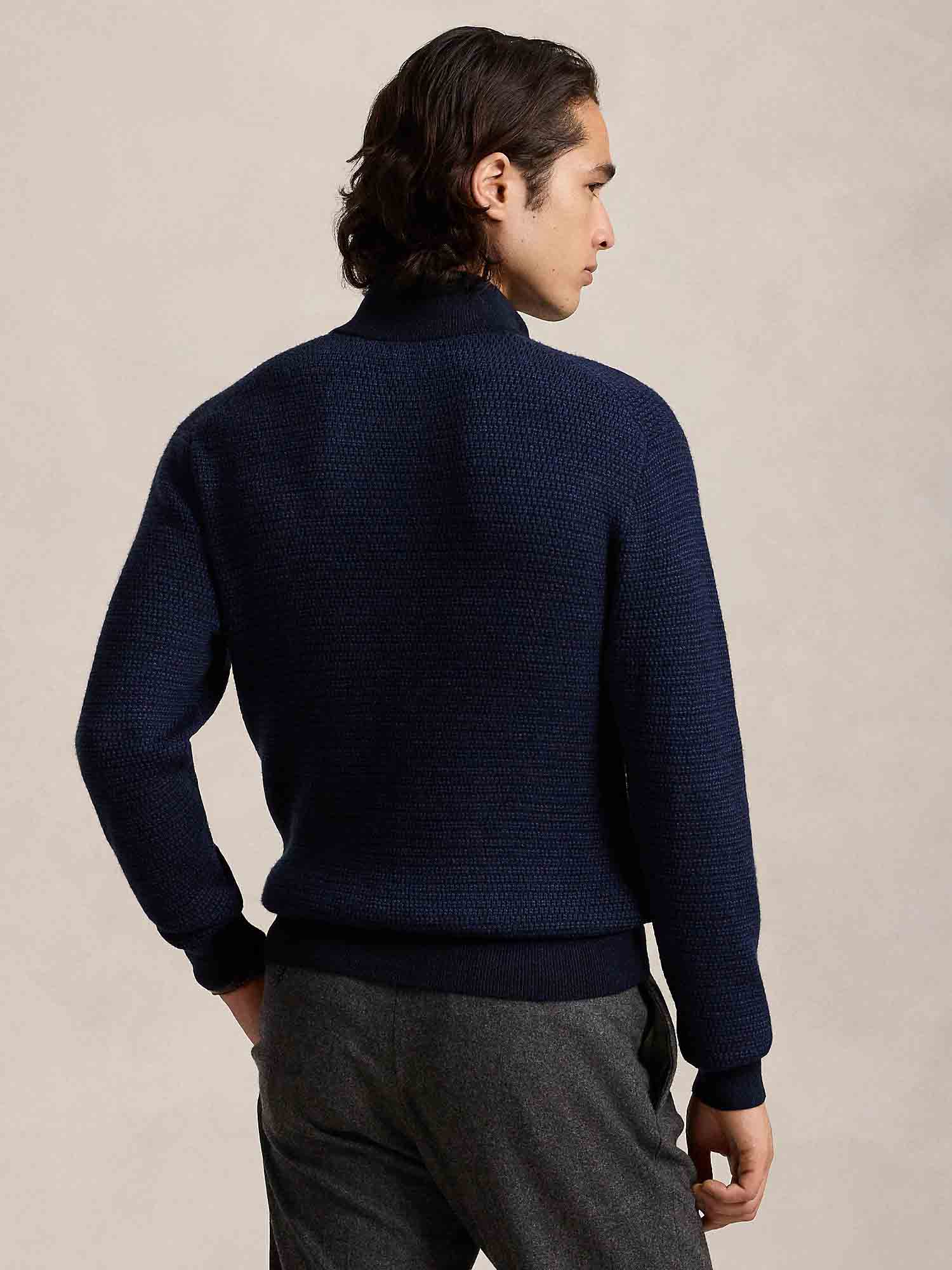 Polo Ralph Lauren - Men's Washable Wool Quarter-Zip Sweater