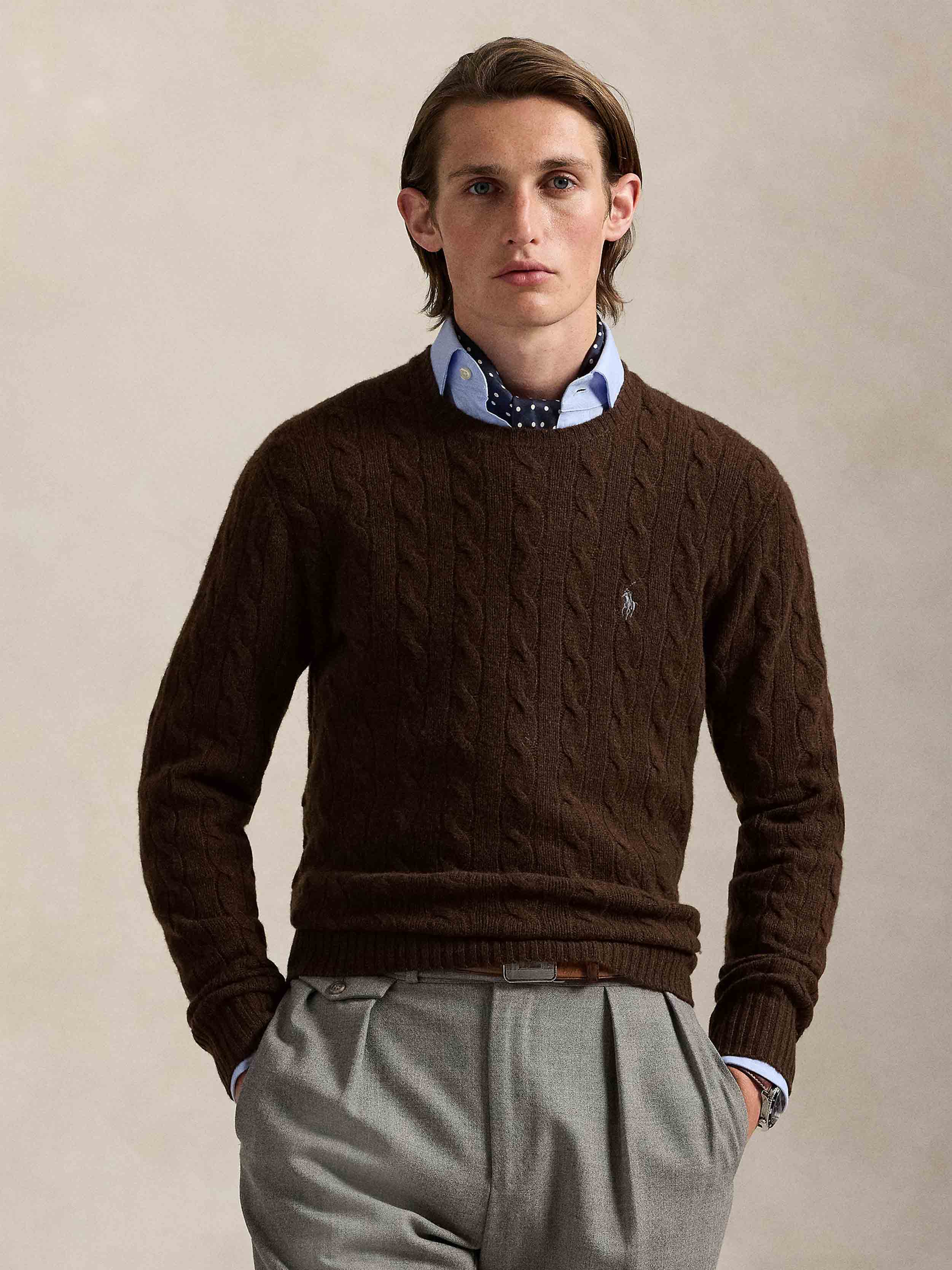 Polo Ralph Lauren - Men's Wool And Cashmere Cable knit Sweater