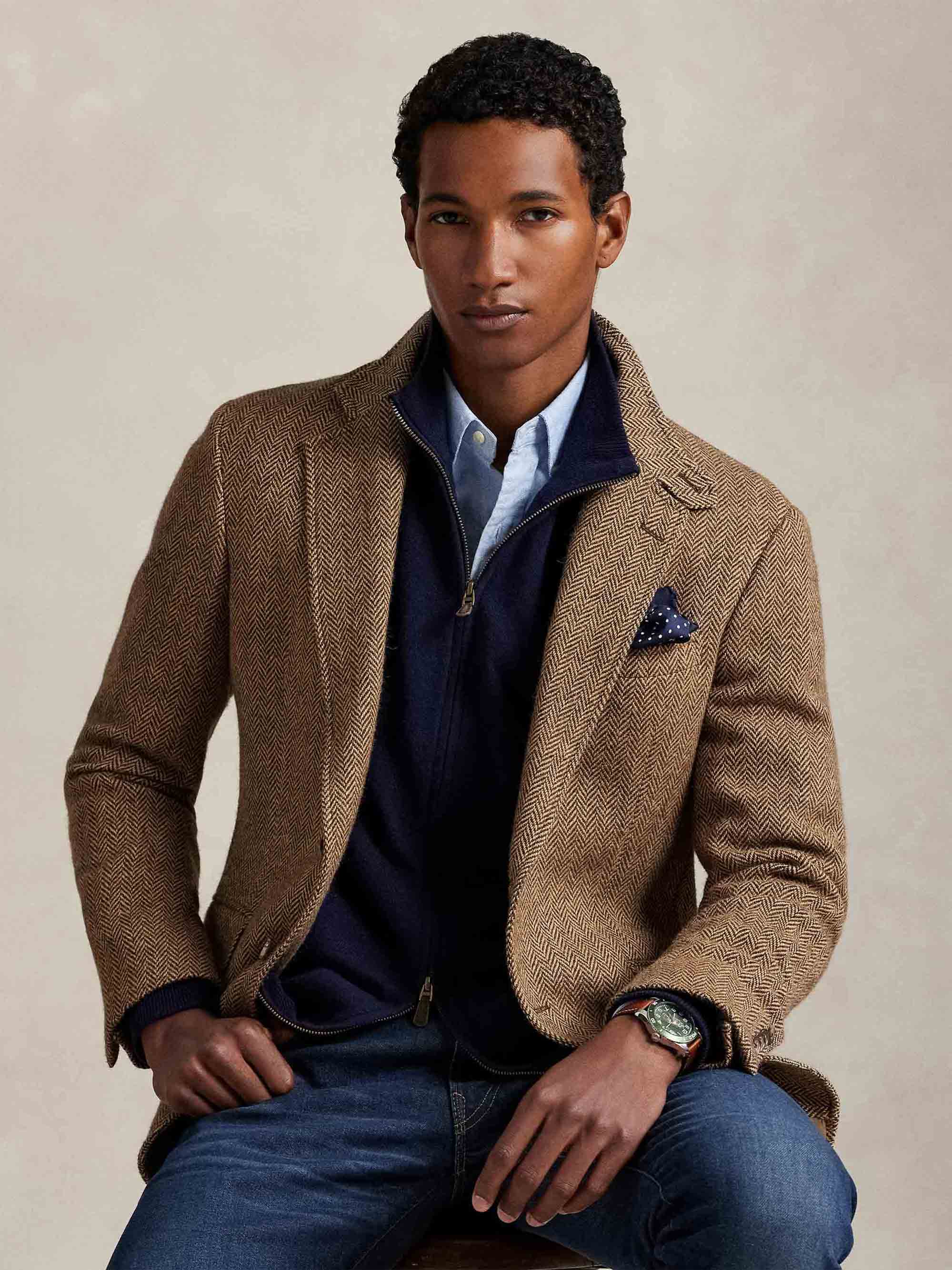 Polo Ralph Lauren - Men's Embroidered Logo Zip-Up Cardigan