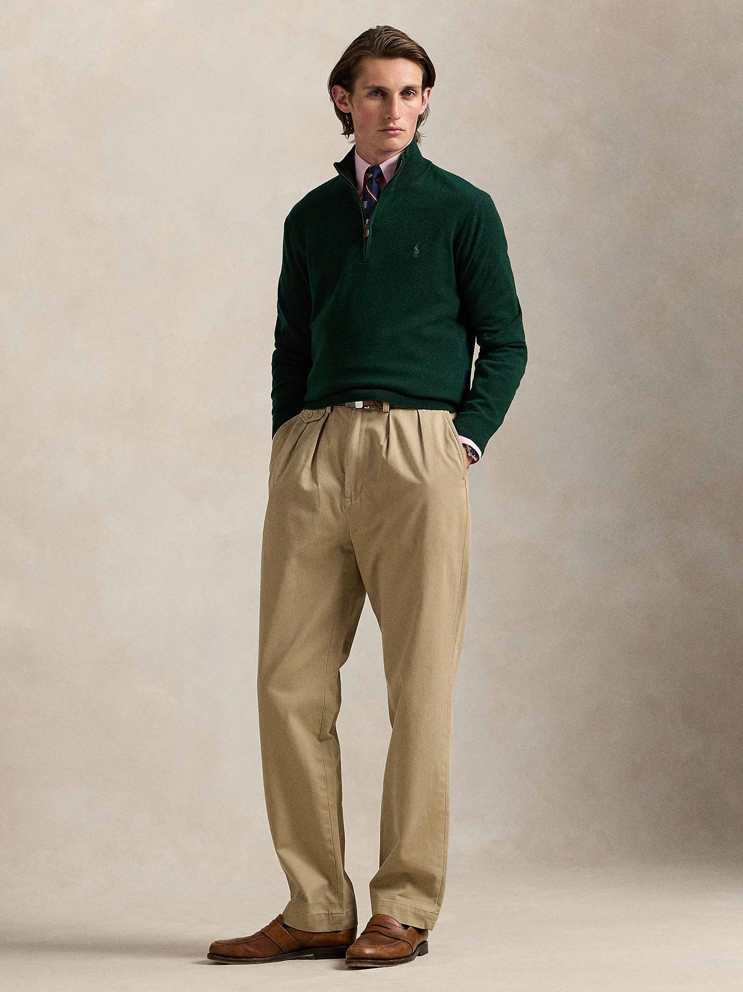 Polo Ralph Lauren - Men's Wool Quarter-Zip Sweater