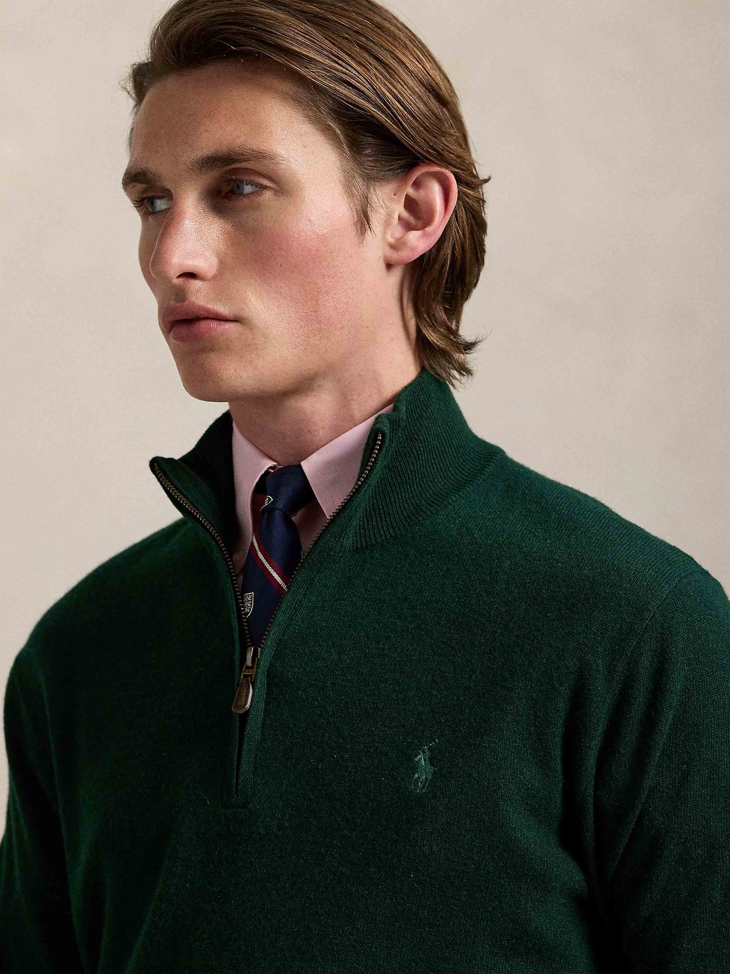 Polo Ralph Lauren - Men's Wool Quarter-Zip Sweater
