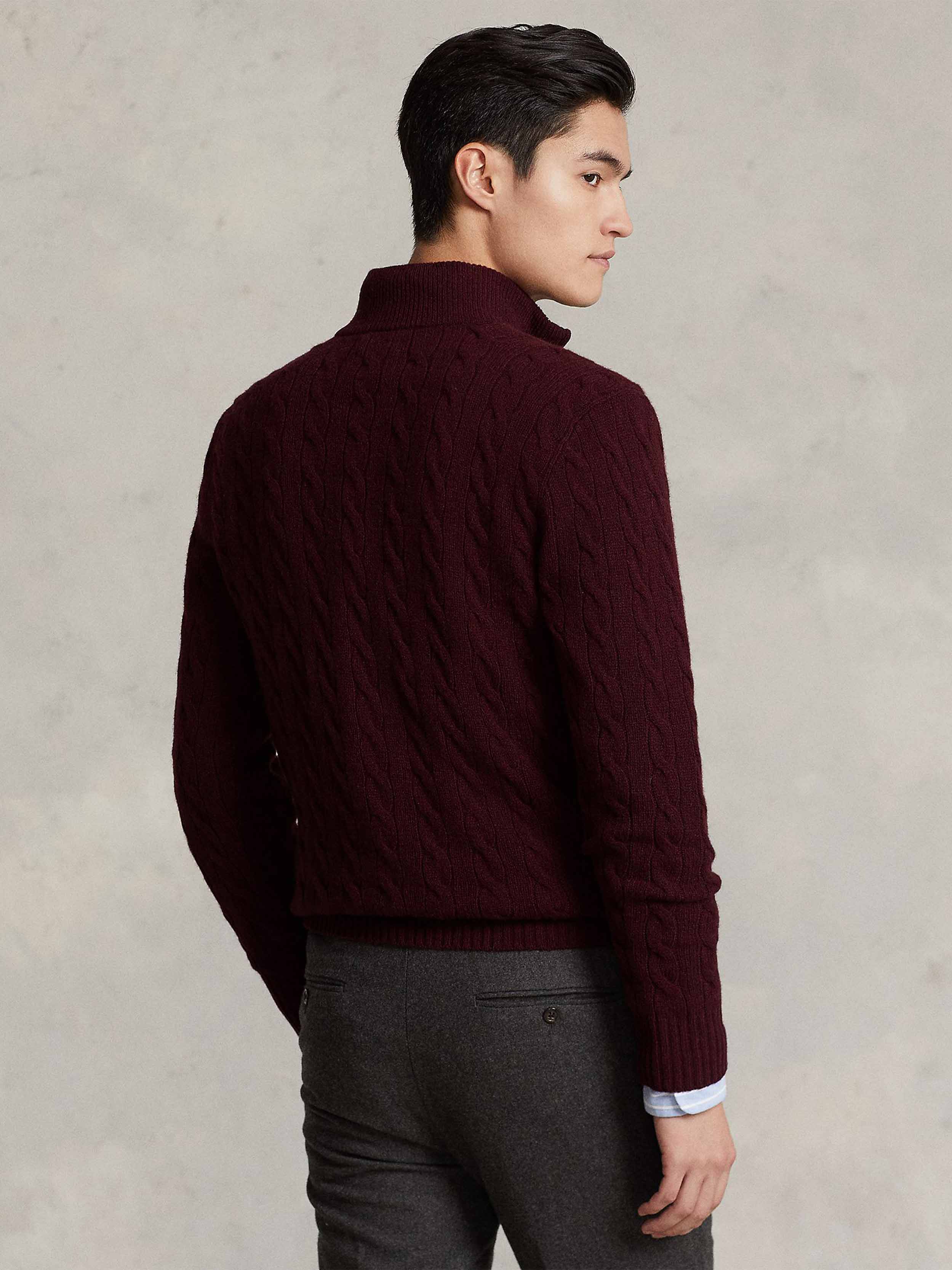 Polo Ralph Lauren - Men's Cable-Knit Wool-Cashmere Sweater