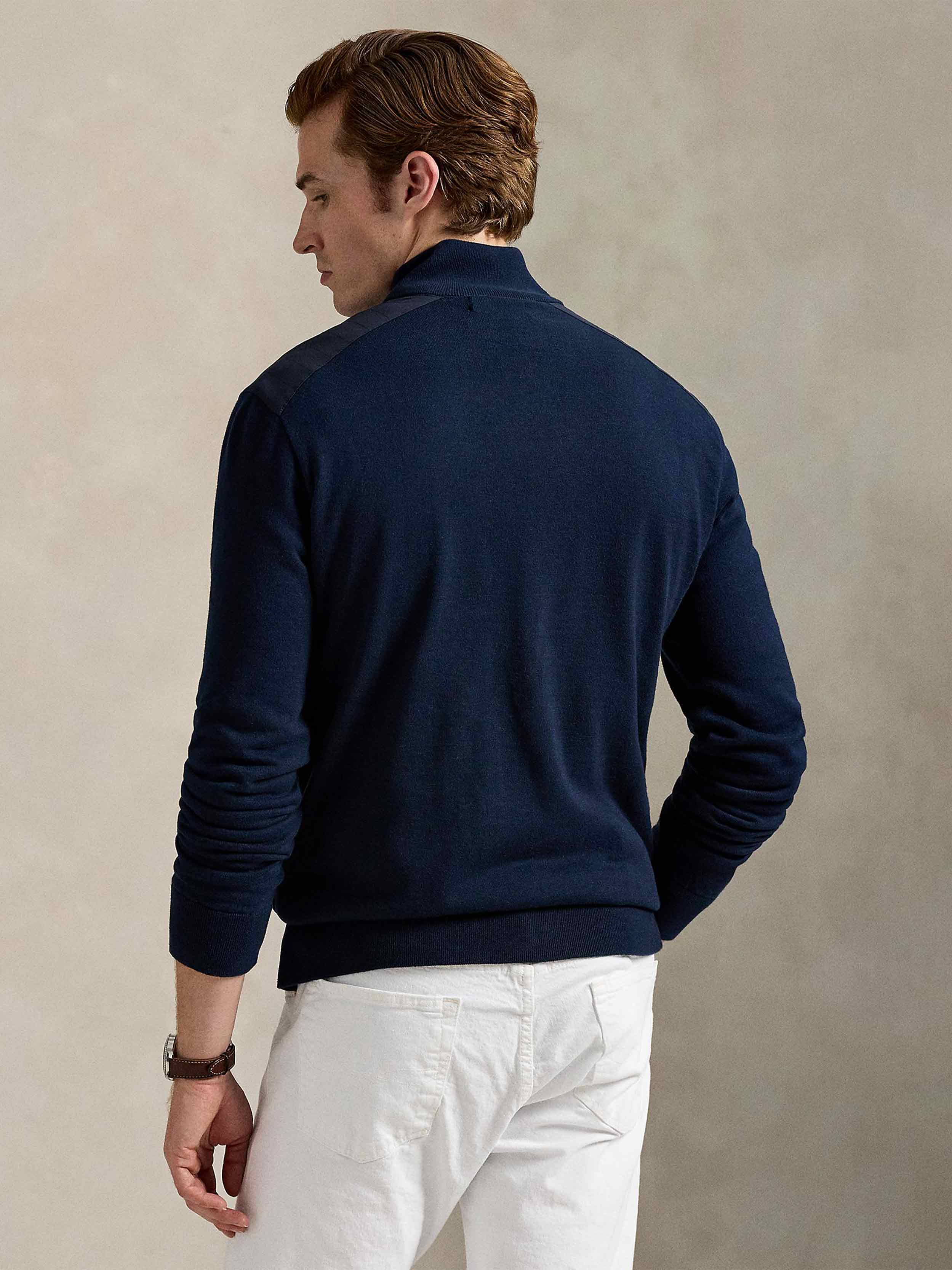 Polo Ralph Lauren - Men's Hybrid Full-Zip Mockneck Sweater