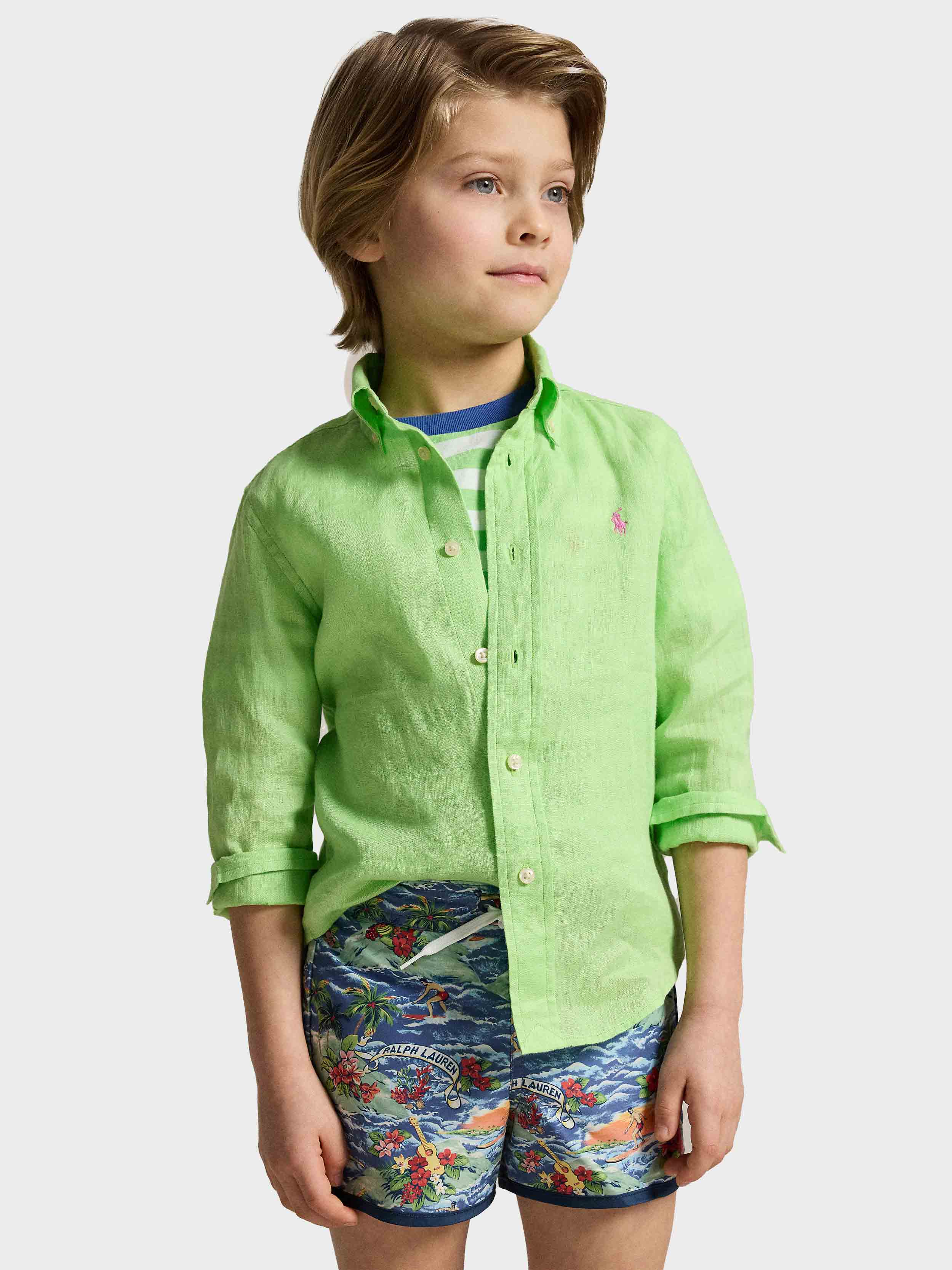 Polo Ralph Lauren - Boys' Linen Button Down Shirt
