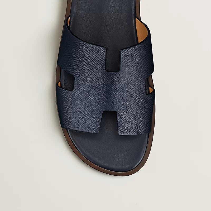 Sandales Hermes - Izmir - Bleu Marine