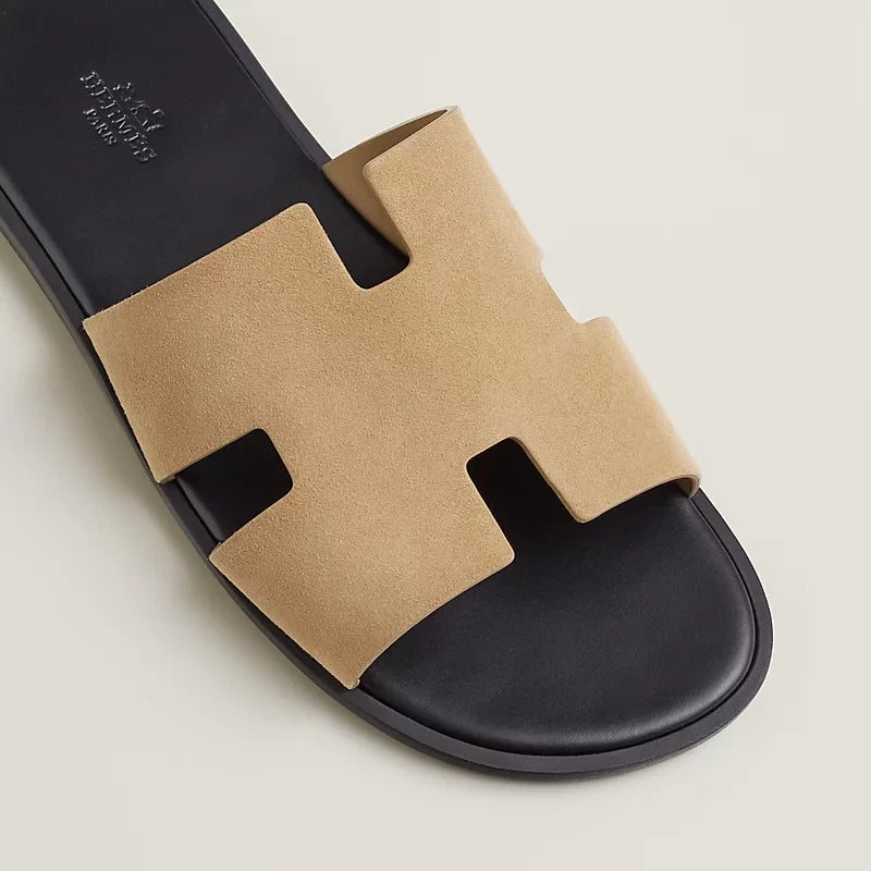Sandales Hermes - Izmir - Beige Albâtre