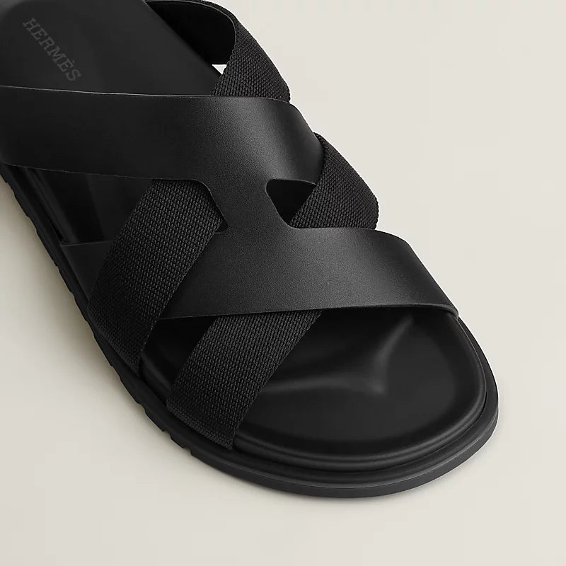Sandales Hermes - Kazimir - Noir