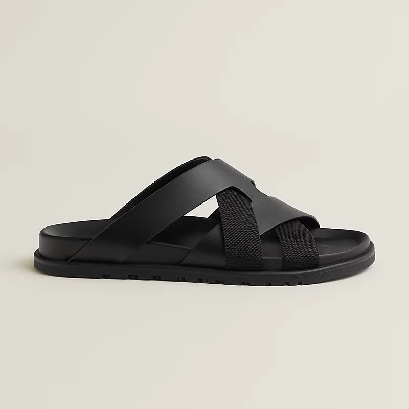 Sandales Hermes - Kazimir - Noir