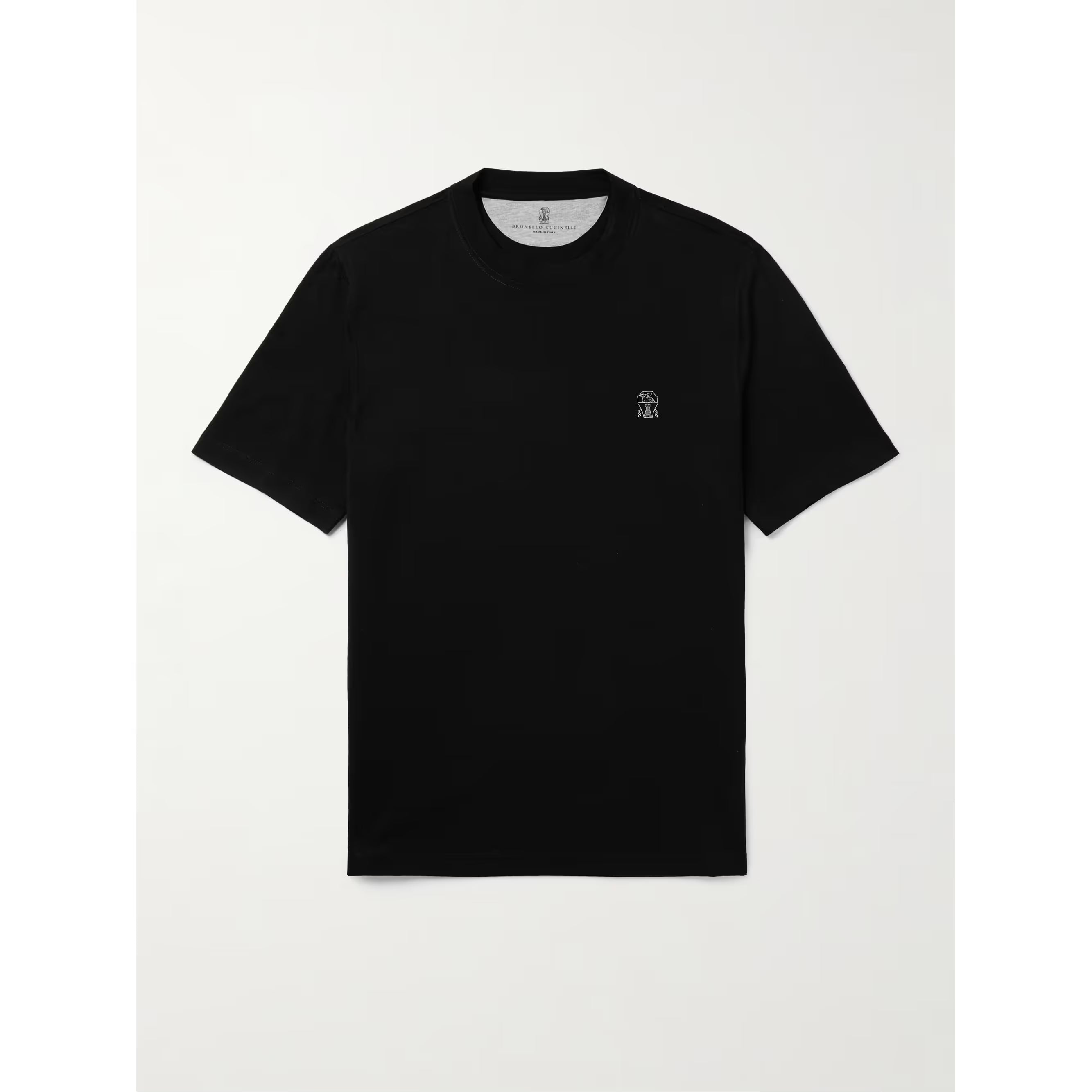 T-Shirt Brunello Cucinelli - Coton - Noir